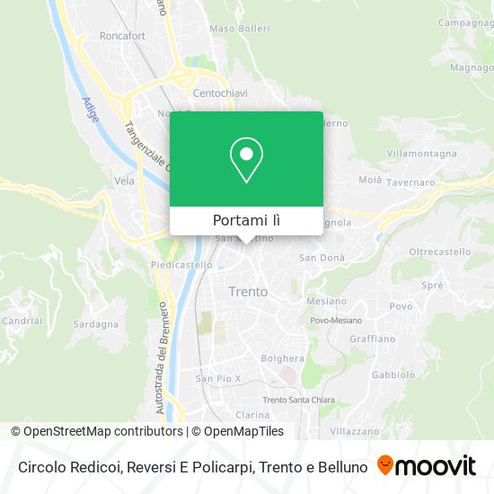 Mappa Circolo Redicoi, Reversi E Policarpi