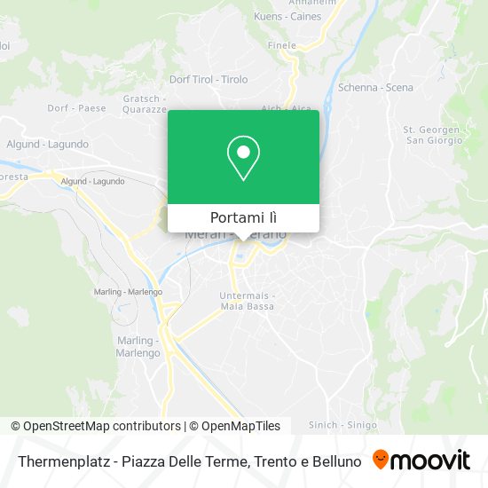 Mappa Thermenplatz - Piazza Delle Terme