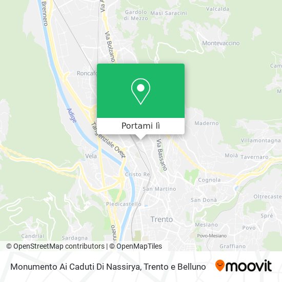 Mappa Monumento Ai Caduti Di Nassirya