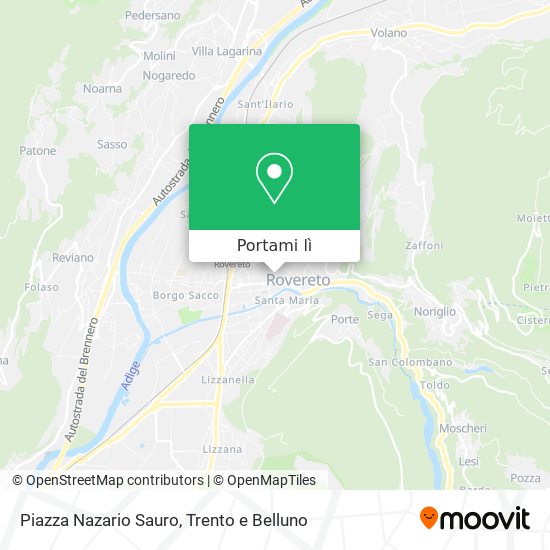 Mappa Piazza Nazario Sauro