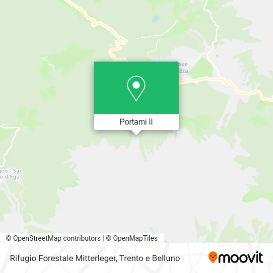 Mappa Rifugio Forestale Mitterleger