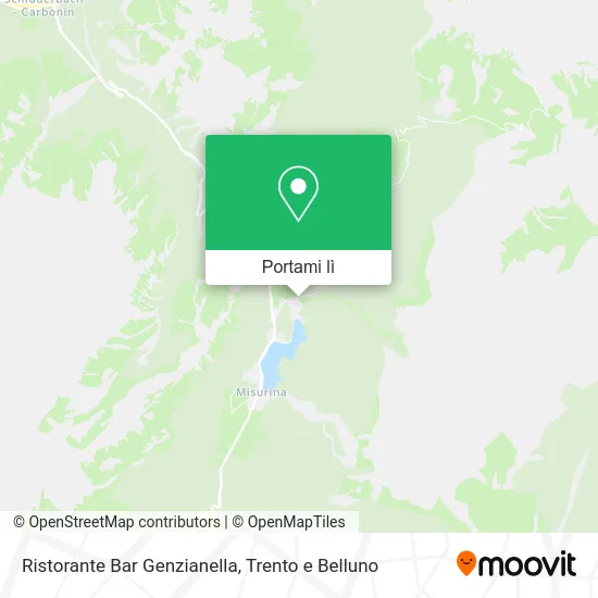Mappa Ristorante Bar Genzianella