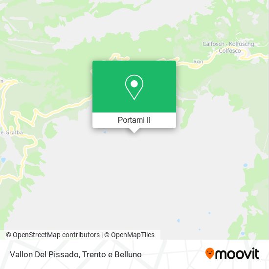 Mappa Vallon Del Pissado