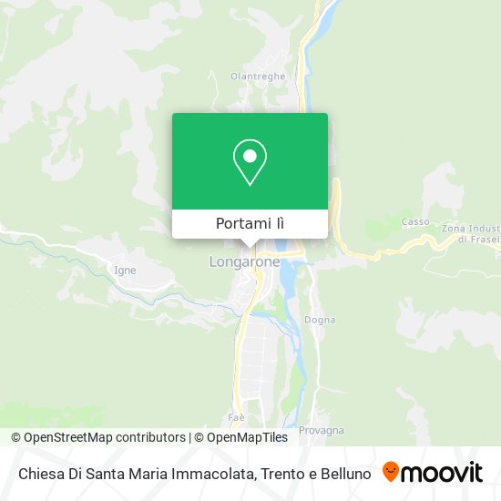 Mappa Chiesa Di Santa Maria Immacolata