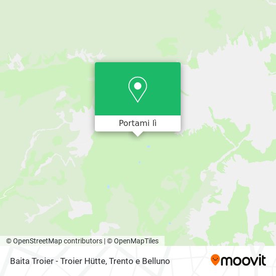 Mappa Baita Troier - Troier Hütte
