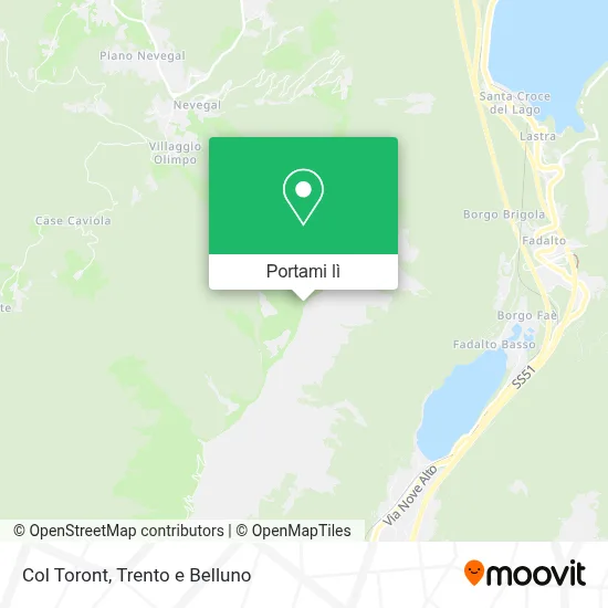 Mappa Col Toront
