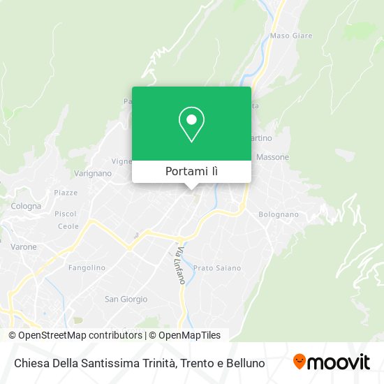 Mappa Chiesa Della Santissima Trinità