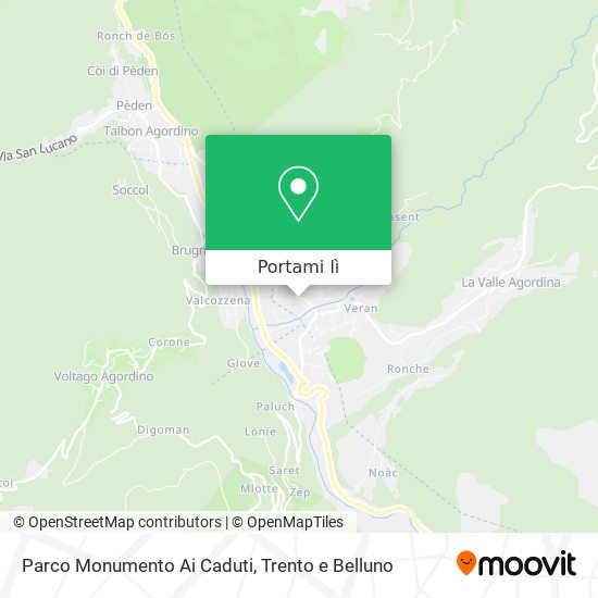 Mappa Parco Monumento Ai Caduti
