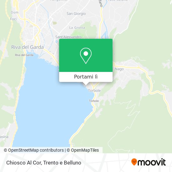 Mappa Chiosco Al Cor