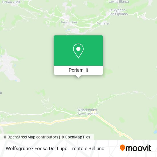 Mappa Wolfsgrube - Fossa Del Lupo