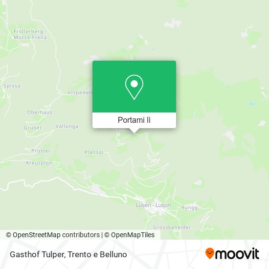 Mappa Gasthof Tulper