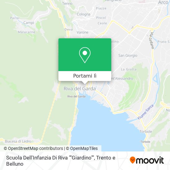 Mappa Scuola Dell'Infanzia Di Riva ""Giardino""
