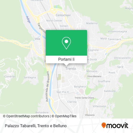 Mappa Palazzo Tabarelli