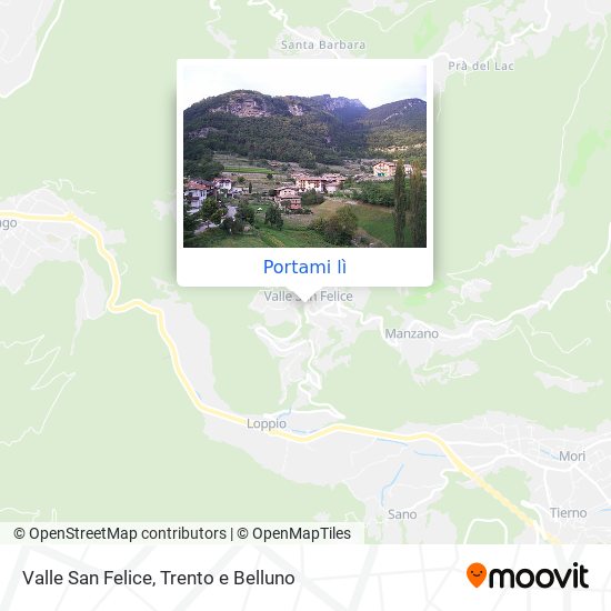 Mappa Valle San Felice