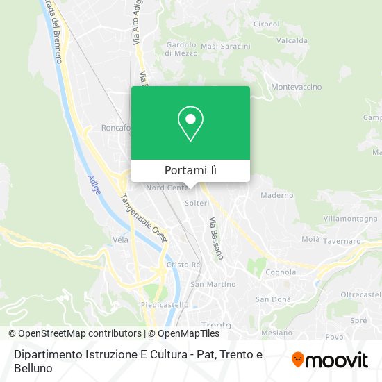 Mappa Dipartimento Istruzione E Cultura - Pat