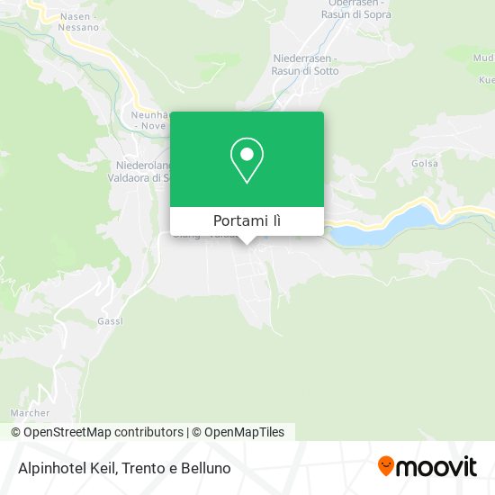Mappa Alpinhotel Keil