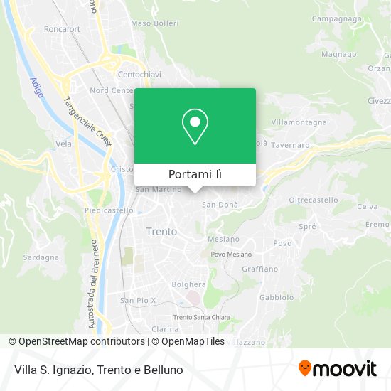 Mappa Villa S. Ignazio