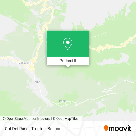 Mappa Col Dei Rossi