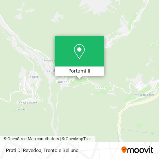 Mappa Prati Di Revedea