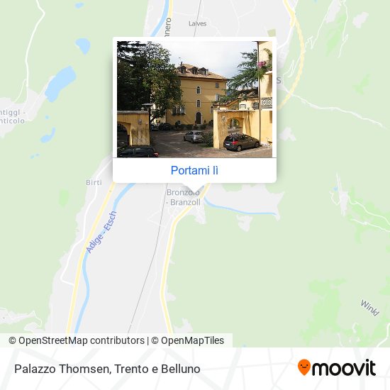 Mappa Palazzo Thomsen