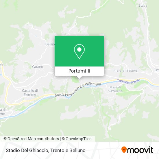 Mappa Stadio Del Ghiaccio