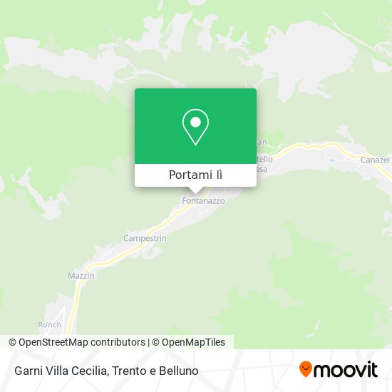 Mappa Garni Villa Cecilia