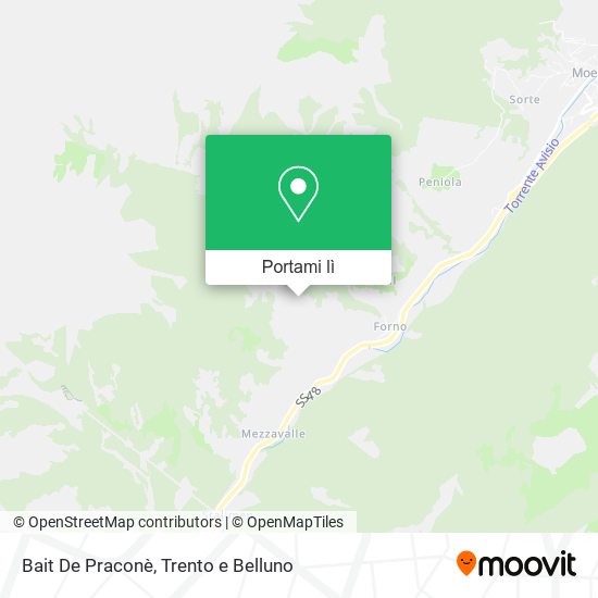 Mappa Bait De  Praconè