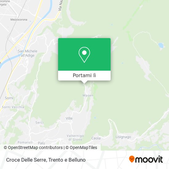 Mappa Croce Delle Serre