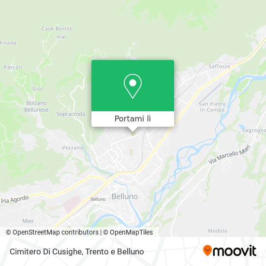 Mappa Cimitero Di Cusighe