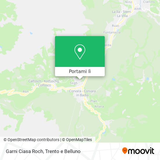 Mappa Garni Ciasa Roch