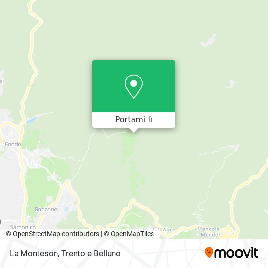 Mappa La Monteson