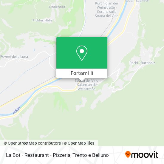 Mappa La Bot - Restaurant - Pizzeria