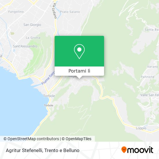 Mappa Agritur Stefenelli