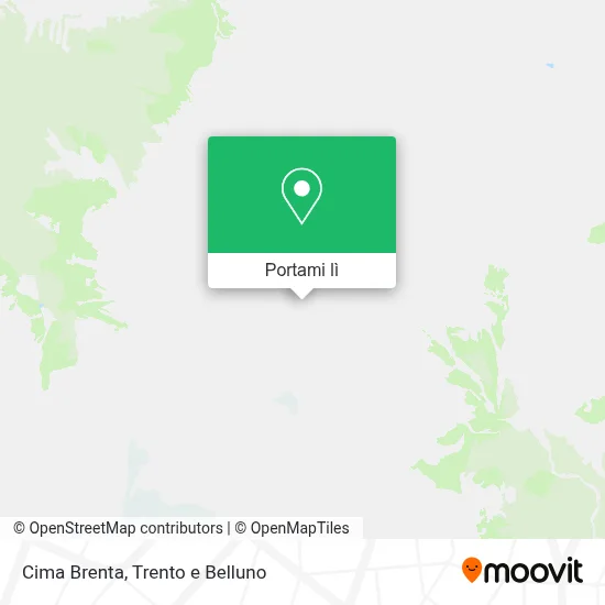 Mappa Cima Brenta