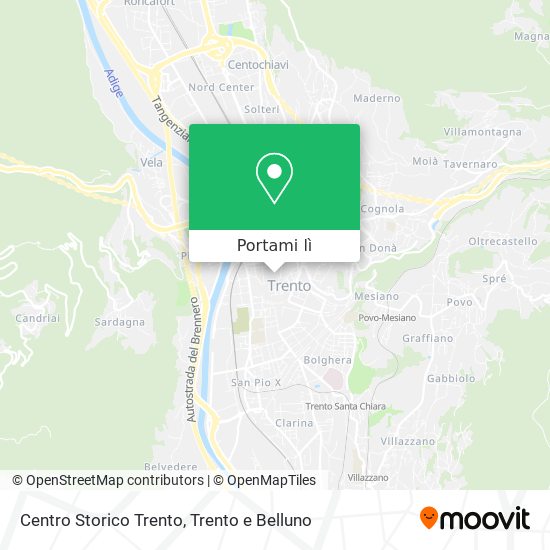 Mappa Centro Storico Trento