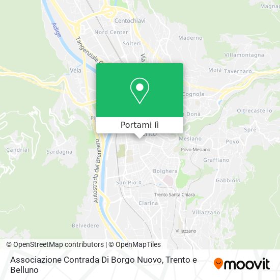 Mappa Associazione Contrada Di Borgo Nuovo