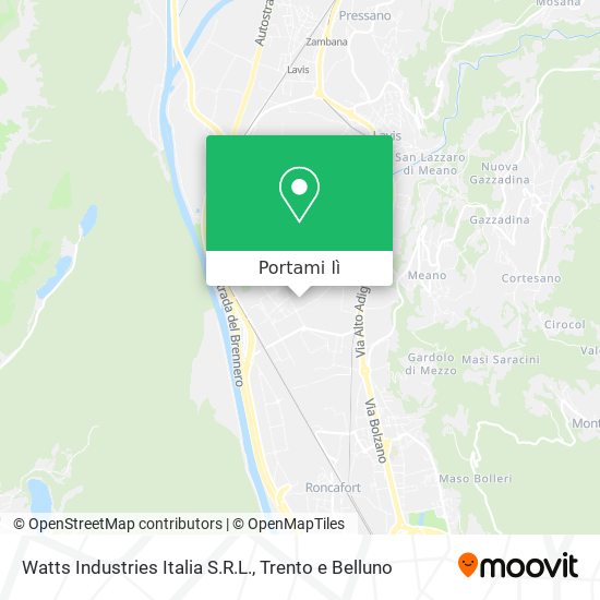 Mappa Watts Industries Italia S.R.L.
