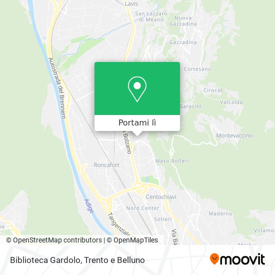Mappa Biblioteca Gardolo