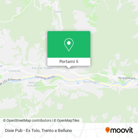 Mappa Dixie Pub - Ex Tolo
