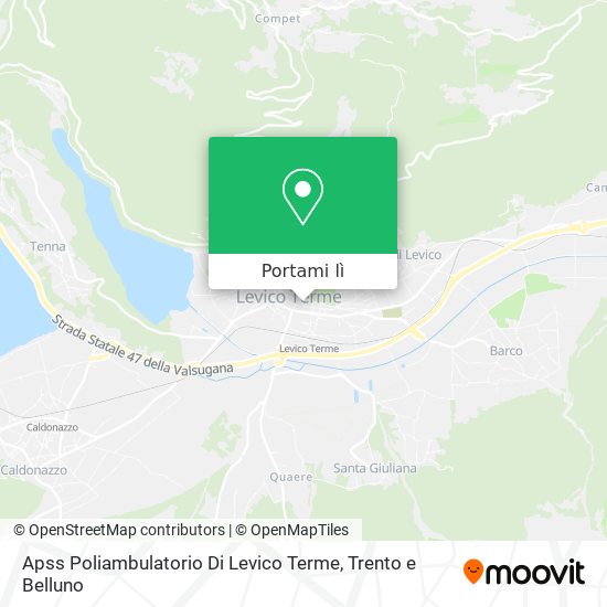 Mappa Apss Poliambulatorio Di Levico Terme