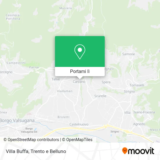Mappa Villa Buffa
