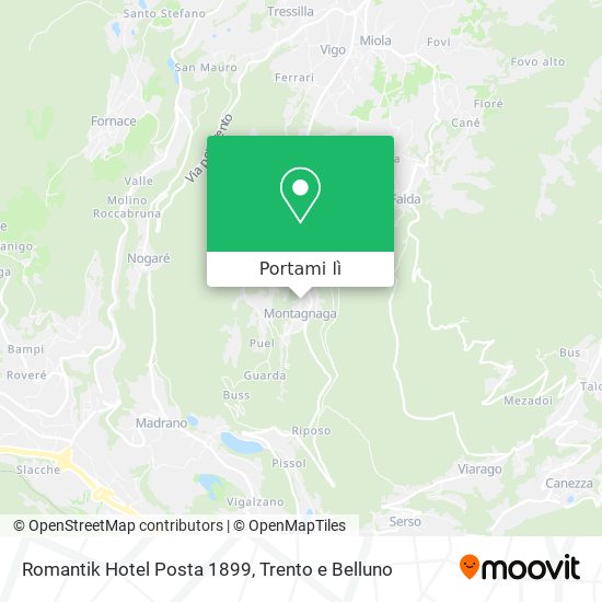 Mappa Romantik Hotel Posta 1899