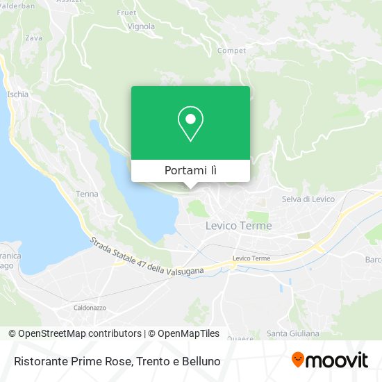 Mappa Ristorante Prime Rose