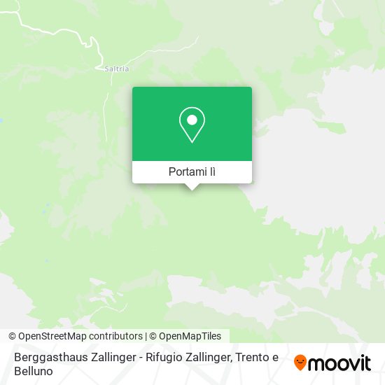 Mappa Berggasthaus Zallinger - Rifugio Zallinger