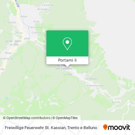 Mappa Freiwillige Feuerwehr St. Kassian