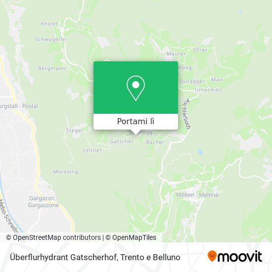 Mappa Überflurhydrant Gatscherhof