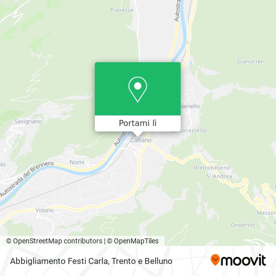 Mappa Abbigliamento Festi Carla