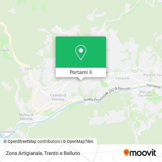 Mappa Zona Artigianale