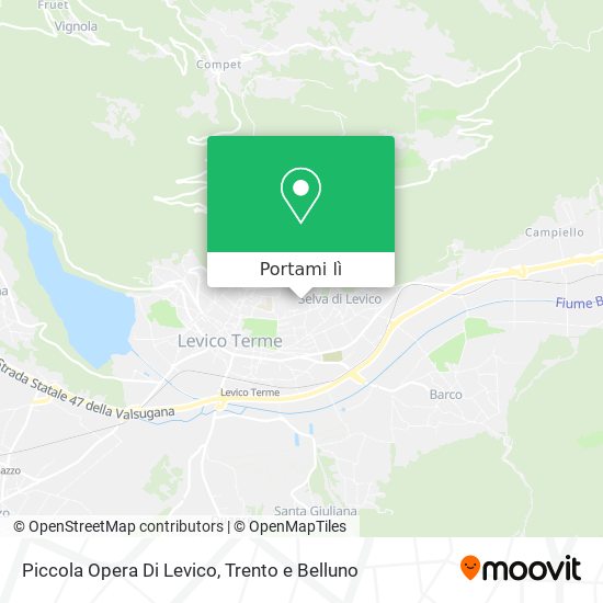 Mappa Piccola Opera Di Levico
