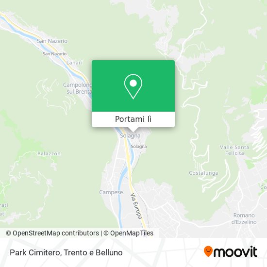 Mappa Park Cimitero